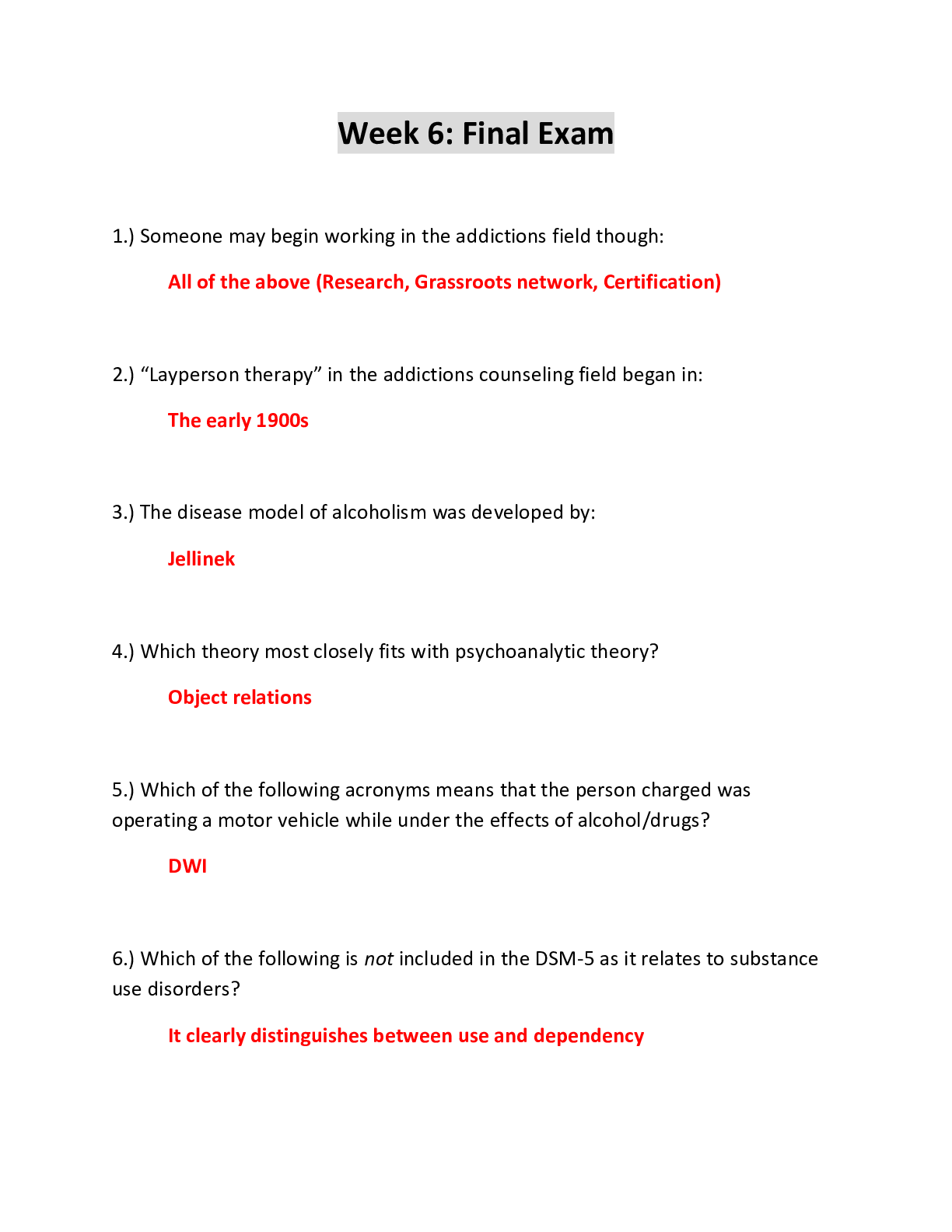 Preview image of PSYC 2006 -Week 6 Final Exam document
